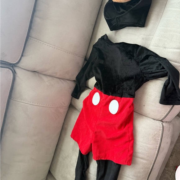 Disney Mickey Mouse Toddler Costume - Black, Red, and Yellow - Picture 2 of 2